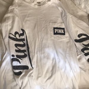 Long sleeve pink shirt